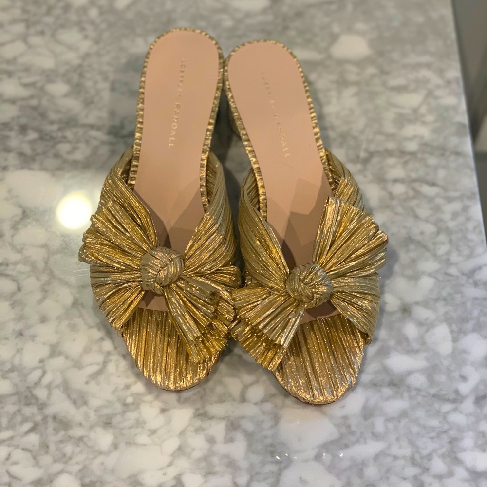 Loeffler Randall heeled sandals, size 9.
